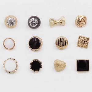 ファッション新しいデザインカスタムメタルシャツボタン縫製ボタン8