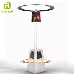 屋外のためのUSBの充電器をつけるLEDのスマートな太陽動力を与えられた広告のベンチ