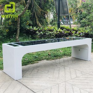 屋外用ソーラースマートストリートファニチャーアーバンシート