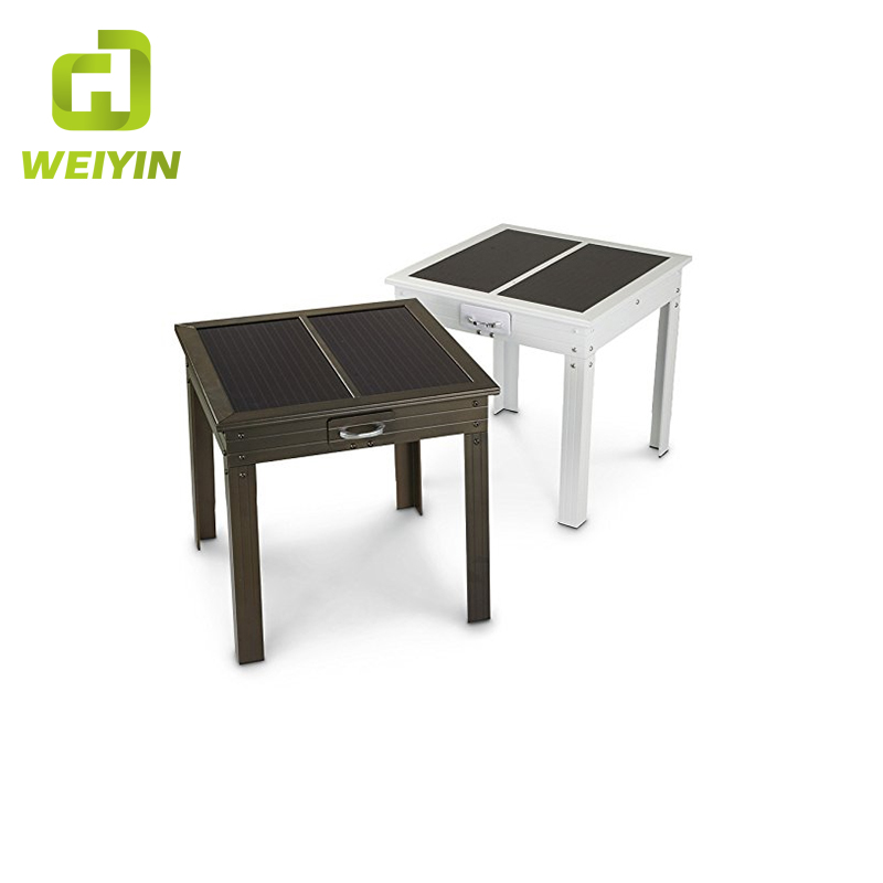 屋外の使用のためのスマートな太陽動力を与えられた電話充満鉄のテーブル