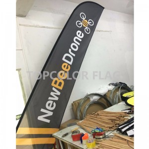 カスタムデザイン屋外格安ブレードフラグ