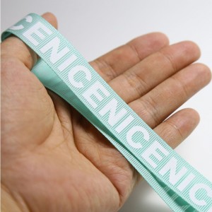 7＃：ファッションニース2cmプリントグログランリボンスポーツウェア用