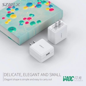WEX  -  V40C OPPO VOOCフラッシュ充電電源アダプター、壁充電器、旅行充電器