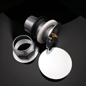 クロムスライバポップアッププッシュボトム廃棄物シンクドレイン