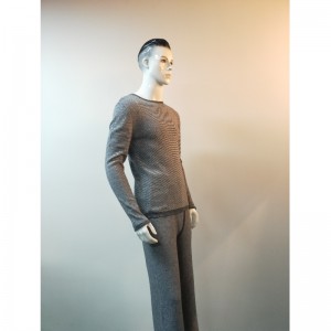 グレークルーネックセーターRLMS0061F