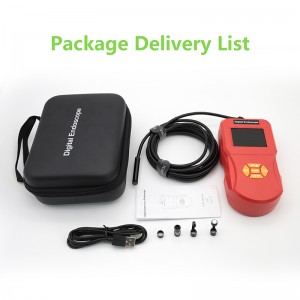 usb内視鏡で4.3インチ画面表示ボアスコープ検査1080 p hdスネークカメラ8 led多機能内視鏡用マシン