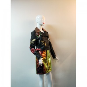 刺繍PUジャケットRLWPJ0008N