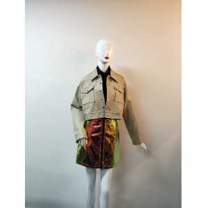 KHAKIショートPUジャケットRLWPJ0028N