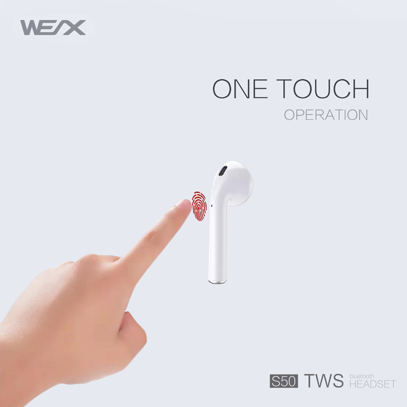 WEX S 50ワイヤレスイヤホン、真のワイヤレスステレオヘッドセット、Bluetooth