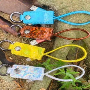 携帯用キーホルダー電話データケーブル