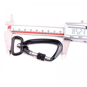 アウトドアフッククライミングキャンプメインロックカラビナ登山バックル多機能登山バックル屋外クイックキャッチクイック転倒機器安全ロック付きフック動物犬クリップ航空アルミ合金