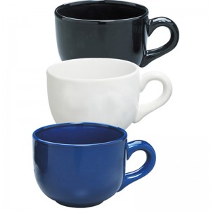 レストランセラミックニューボーンチャイナプレーンホワイトスクエア/ラウンドファイン磁器高級コーヒーマグ