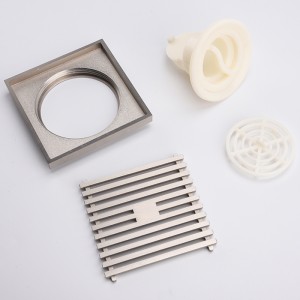 シャワー付きシャワー排水口格子カバー