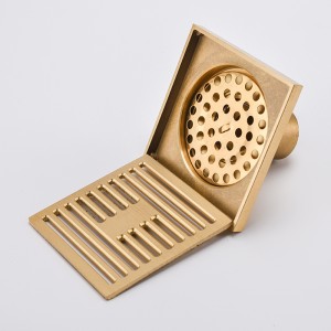 ガレージシャワーの床ドレンカバー