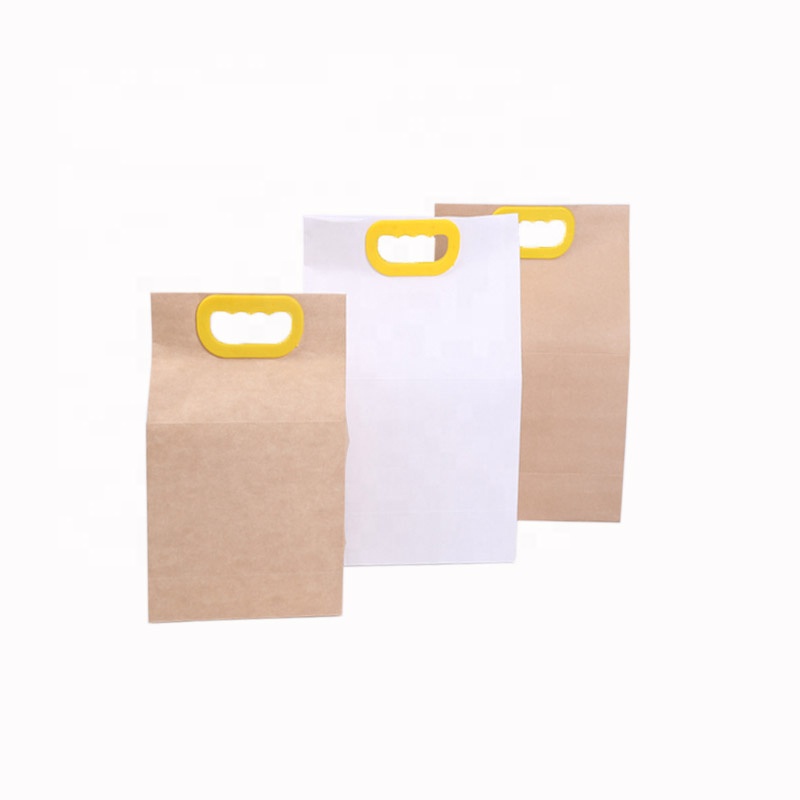 卸売価格カスタマイズされたロゴ印刷耐久性のある防湿サイズ2.5キログラム5キログラムクラフト紙ライスパッキングバッグ