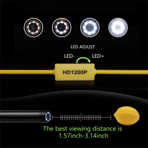 ワイヤレス内視鏡2.0メガピクセルHD WiFiボアスコープカメラマイクロインターフェース防水検査スネークカメラfor Android、iOS、Windows、iPhone、Samsung、タブレット、Mac