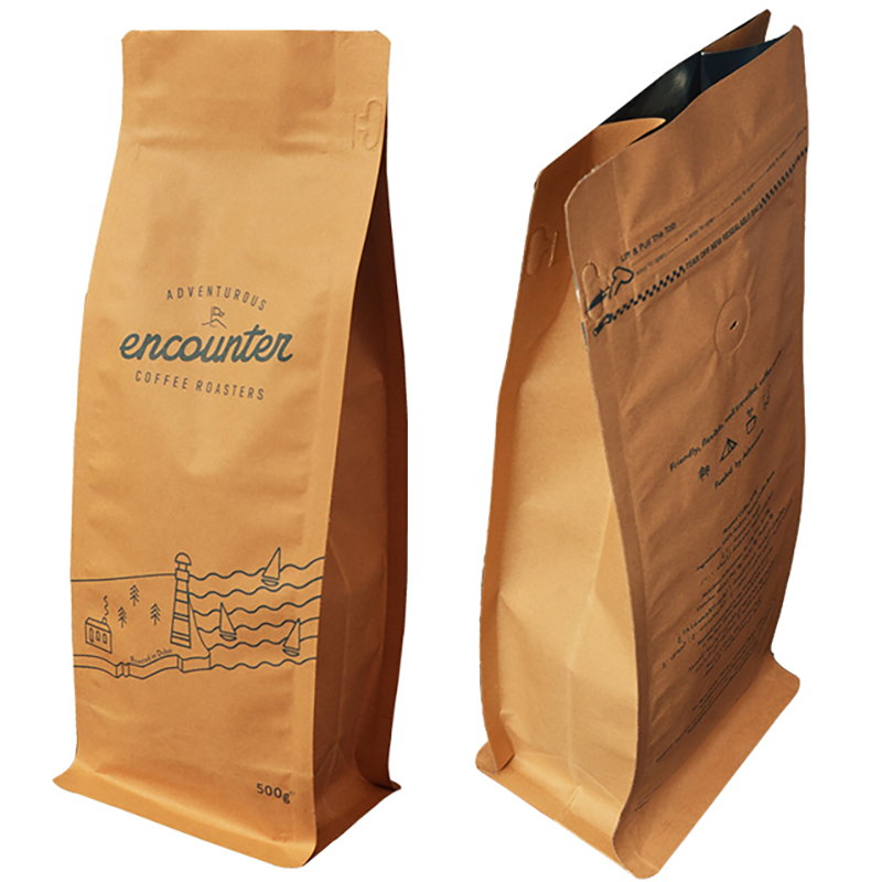 バルブまたは一方向バルブコーヒー包装袋付きコーヒー包装