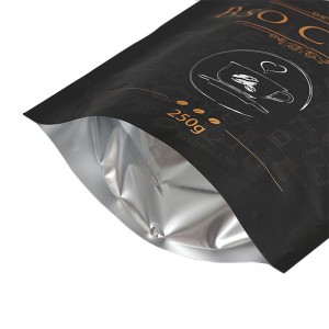 再使用可能なカスタマイズされたロゴのコーヒーバッグはジップロックが付いている袋を立てますコーヒーのための包装袋