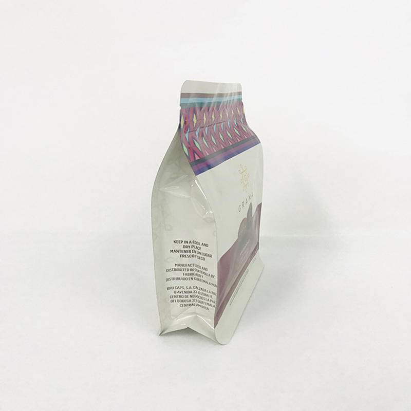 熱い販売8サイドシールカスタマイズされたデザインロゴ印刷食品チョコレート包装袋