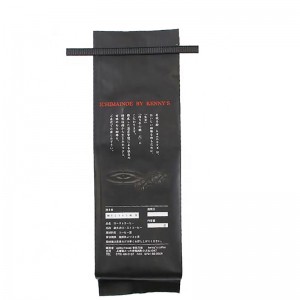 トップコーヒーバルブパッケージのサイドマチマット仕上げブリキタイ