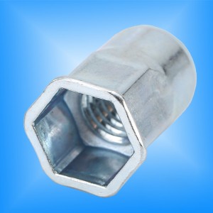 六角頭の内側六角体を減らす