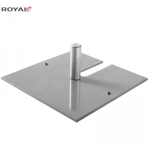 パイプとドレープベースプレート