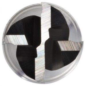 超硬スクエアノーズエンドミル、エクストラロングリーチ、コーティングなし（明るい）仕上げ、30 Degヘリックス、4フルート、3 \