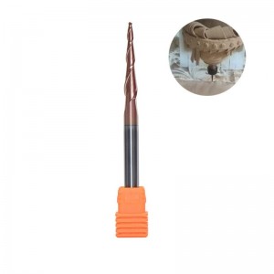 テーパーボールラジオエンドミル1/4 \