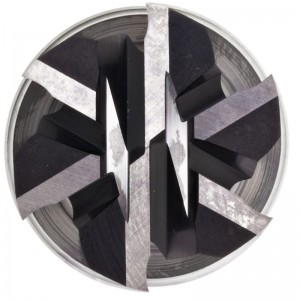 超硬スクエアノーズエンドミル、TIALN多層仕上げ、40 Degヘリックス、6フルート、全長3 \