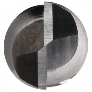 超硬スクエアノーズエンドミル、インチ、TiCN仕上げ、仕上げカット、45度ヘリックス、フルート2本、全長1.5 \