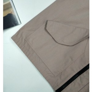 フード付きメンズピンクカジュアルジャケットRLMJ0004