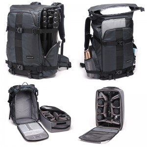 BRTMH400 Man写真バックパックバックオープン写真写真バックパックDiat写真バックパック