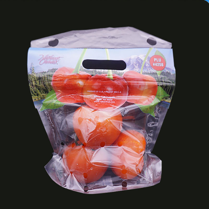 エコフレンドがプラスチック製の野菜の甘いトマトのジップロック式包装袋に通気孔を開けたもの