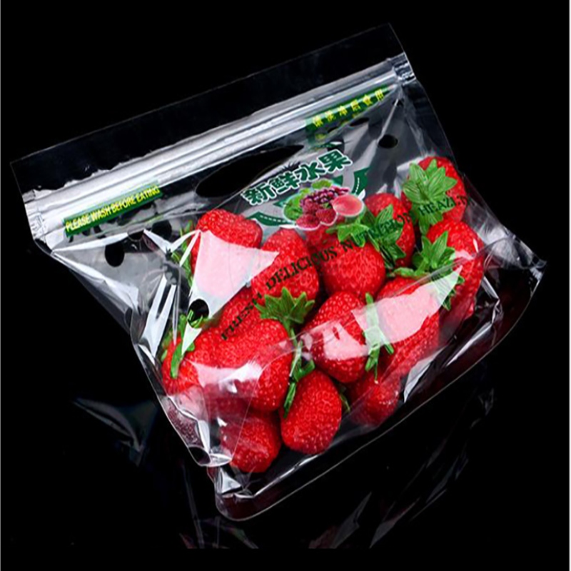 エコフレンドがプラスチック製の野菜の甘いトマトのジップロック式包装袋に通気孔を開けたもの