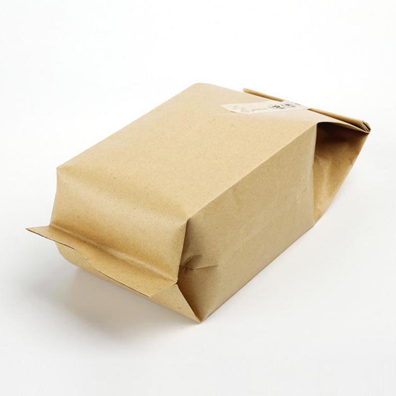 OEM工場価格高品質サイドガセットコーヒーティーバッグクラフト紙食品包装袋