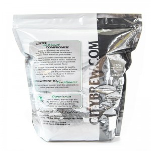 中国食品包装袋ジップロックシール色茶またはコーヒーバッグ熱包装ジッパー