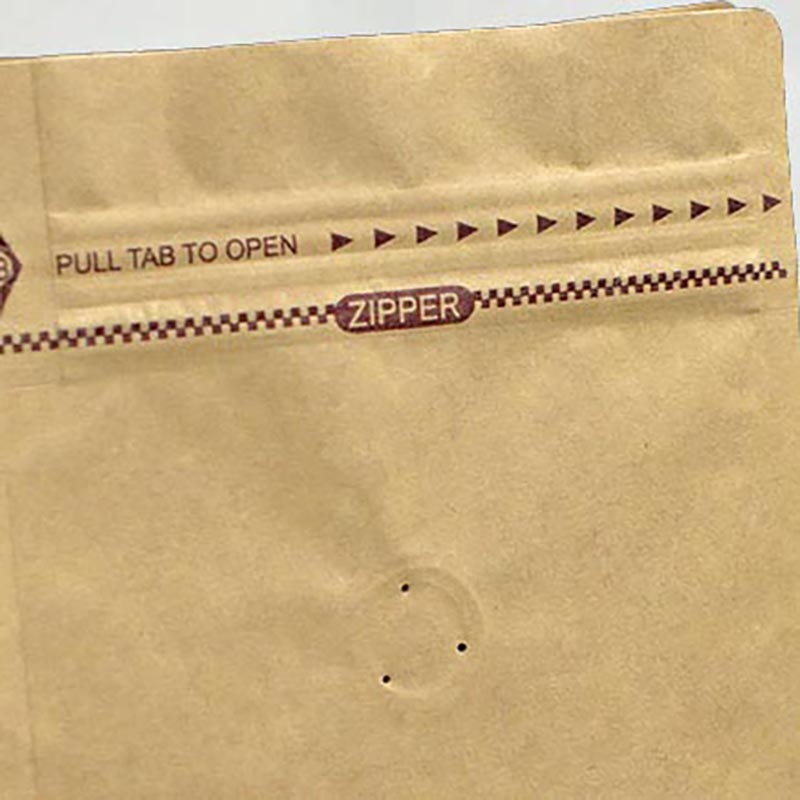 卸売リサイクルバルブジッパー包装ポーチOEMフラットボトムサイドガセットスタンドアップカスタム印刷コーヒーバッグ