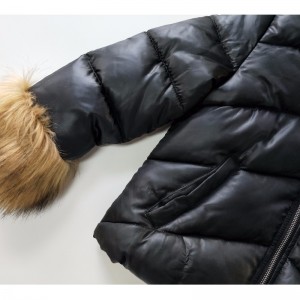 子供用ブラックフード付きコートRLCPC0002