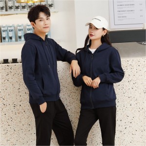 ＃8027-フルジップライトウェイトユニカラーフード付きジャケット