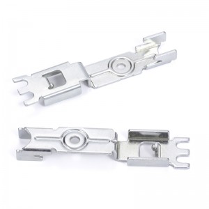 板金部品を押す金属ブラケットハードウェアを入力します。