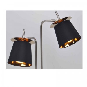 ファブリックシェード付きテーブルランプ、および装飾シート