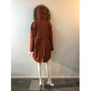 レディースフード付きコートRLWPC0045