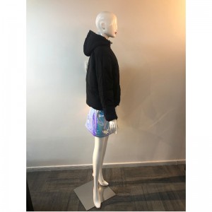 ブラックRLWPC0057のレディースパファーコート