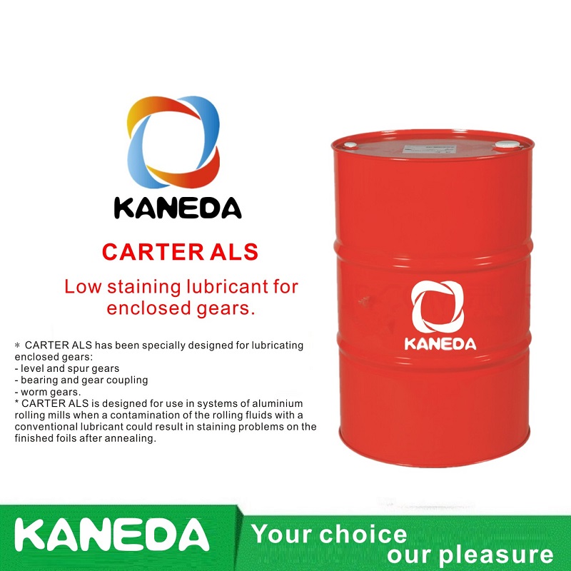 KANEDA CARTER ALS密閉ギア用の低汚染潤滑剤。