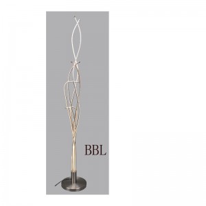 アルミストリップ付きLEDフロアランプ