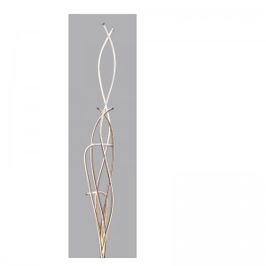 アルミストリップ付きLEDフロアランプ