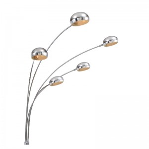 大理石ベースのモダンなフロアランプ