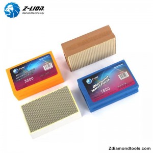 Z-LION ZL-37Dガラス、石、コンクリート用樹脂ダイヤモンド手研磨パッド