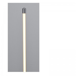 ランプ上部にオン/オフスイッチを備えたLEDフロアランプ