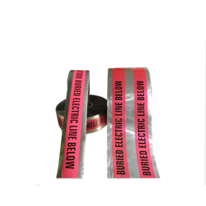 交通工事の注文色のアルミホイルの警告テープ